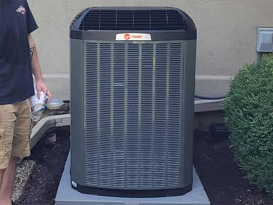 Air conditioner system replacement in Indianapolis IN.